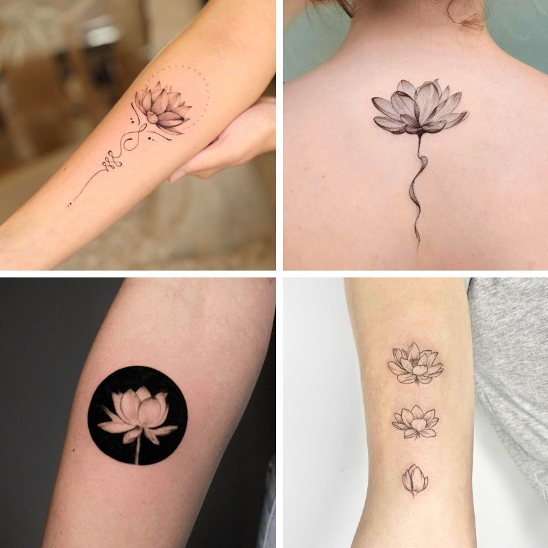 Lotus flower tattoo meaning and ideas