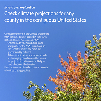 National Climate Assessment Explorations