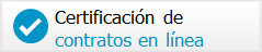 Certificación de contratos en línea