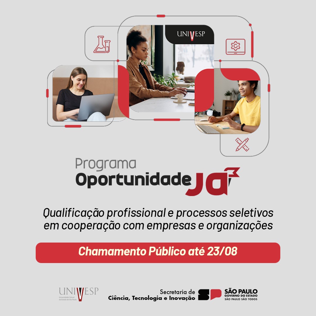 Site do Programa Oportunidade Já amplia para 370 mil vagas disponíveis 