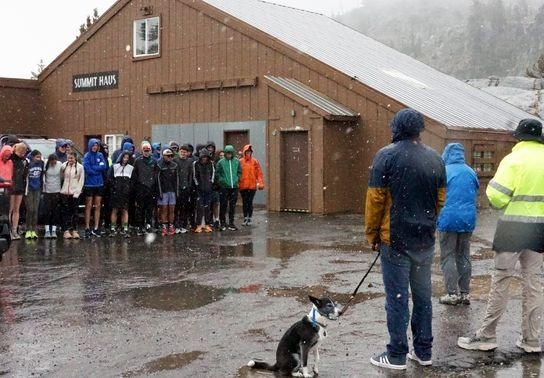 Image for story: Unusual weather interrupts summer and drops snow in mountains along West Coast