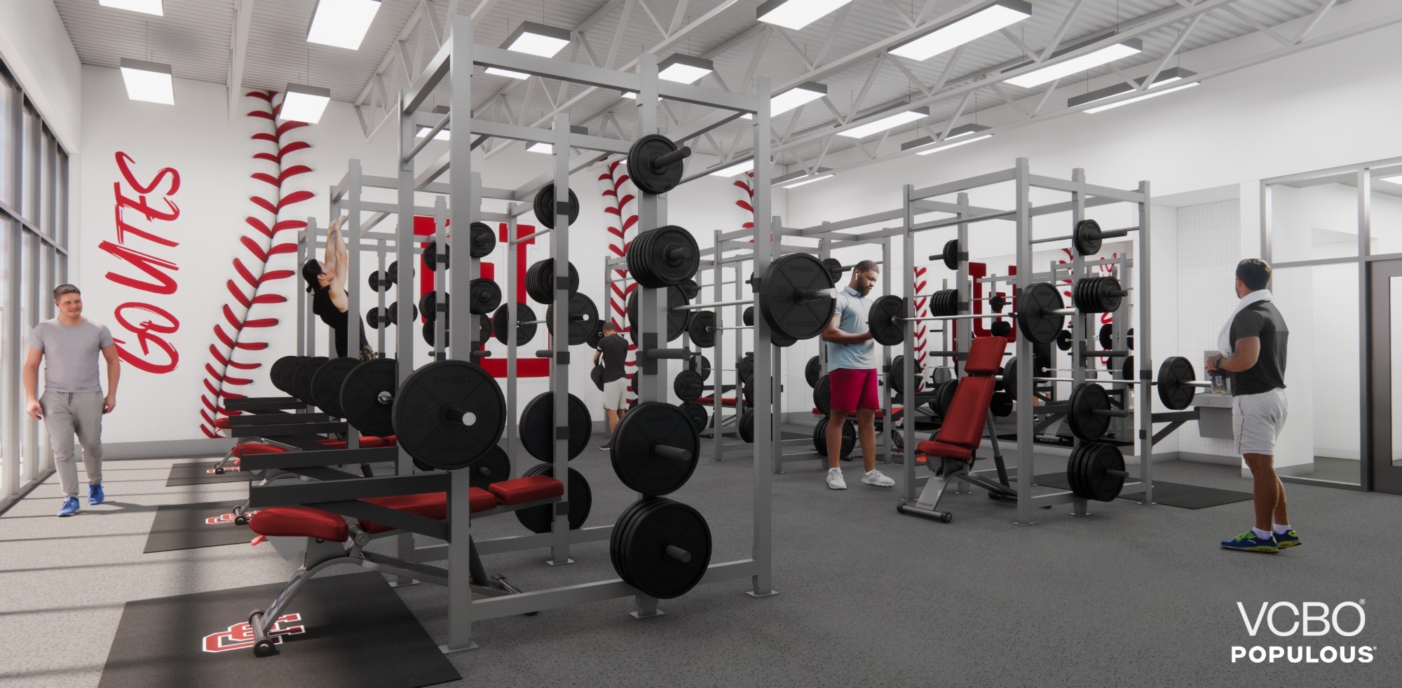 January 2024 - Ballpark Weight Room Rendering