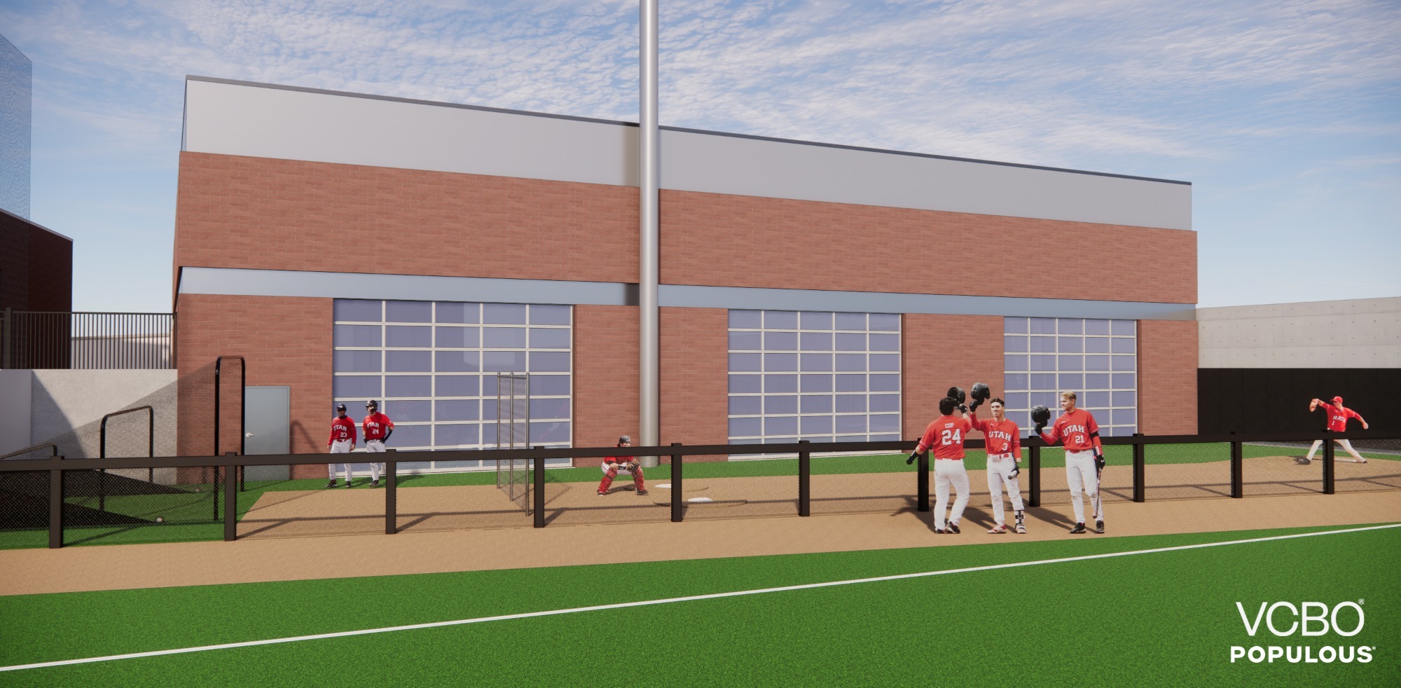 Feb 2024 - Ballpark Hitting Facility Exterior