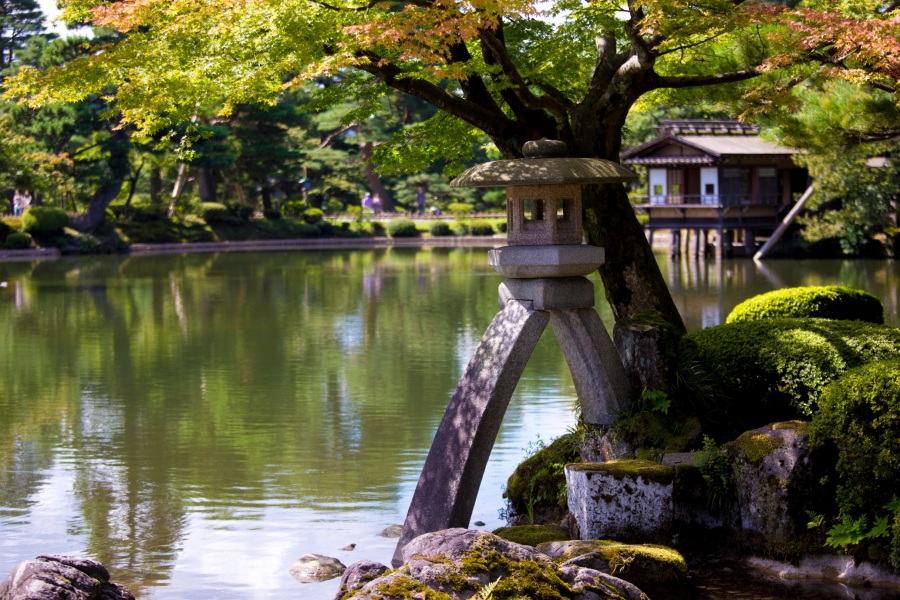 Kotoji Stone Lantern of Kenrokuen Garden