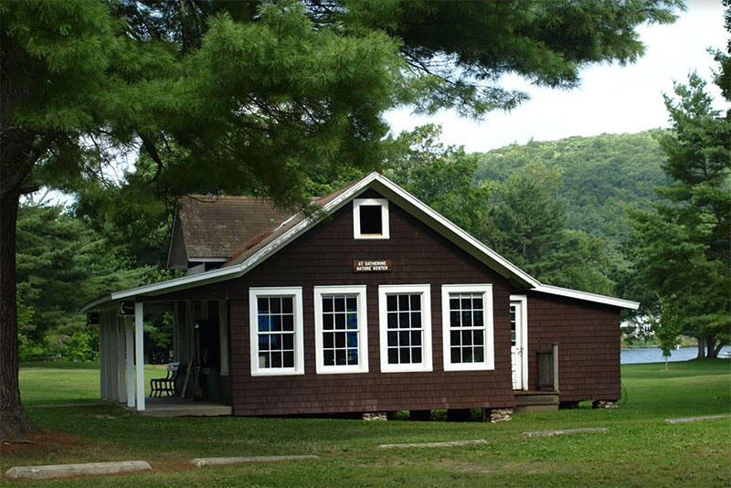 The nature center at Lake St. Catherine