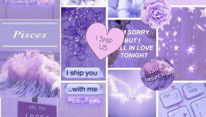 Pastel Purple Aesthetic Wallpaper