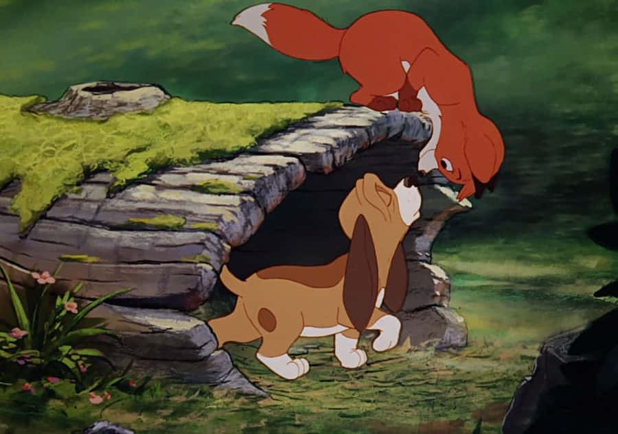 The Fox And The Hound Wallpaper