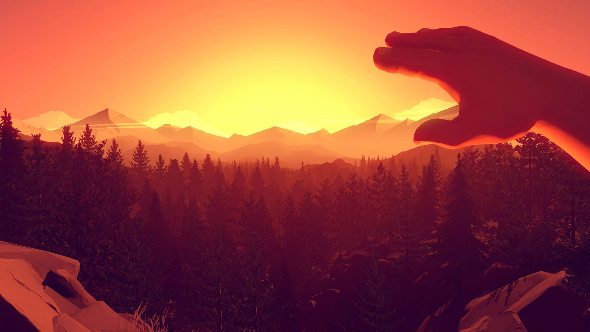 4K Firewatch Warmth Of Sun Wallpaper