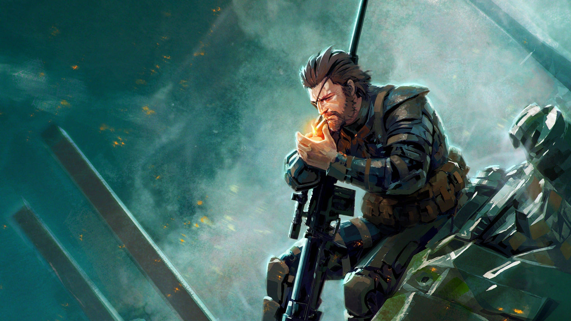 Big Boss Takes Aim Wallpaper