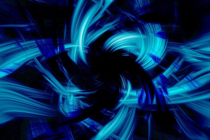 Preview wallpaper blue, black, abstract, brush 1920x1200