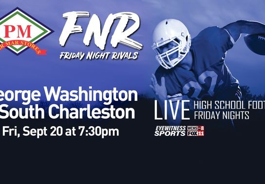 Image for story: FNR: Live coverage of George Washington vs. South Charleston set for Friday, Sept. 20