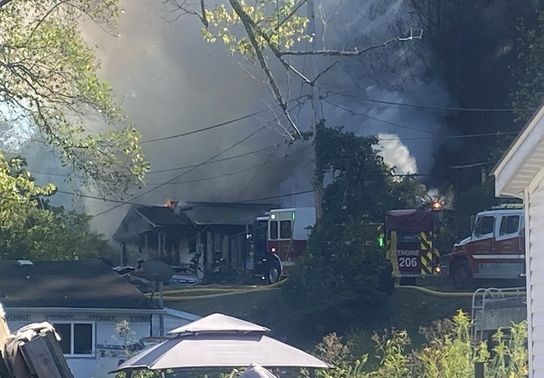 Image for story: Emergency crews respond to Huntington house fire