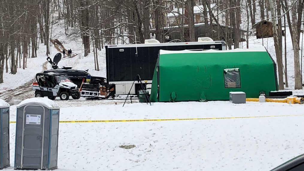 Agents from the Federal Bureau of Investigation (FBI), Department of Conservation and Natural Resources (DCNR) and local treasure hunters were digging in Elk County Tuesday. (WJAC)