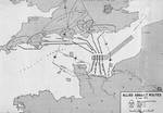 Map of Normandy assault routes