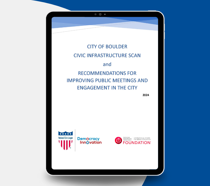 2024 City Reports on Civic Infrastructure Scan and Recommendations