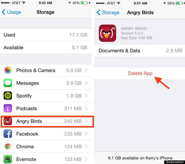 Delete Apps on iPhone