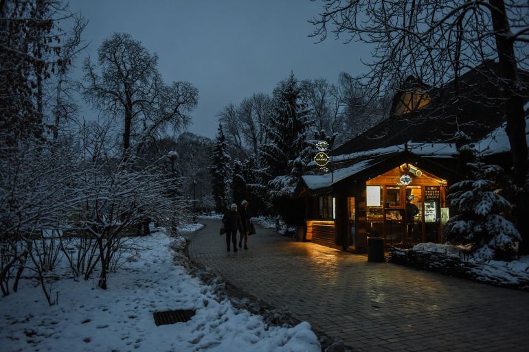 Kyiv in winter