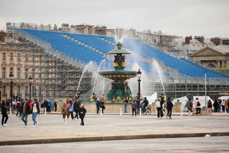 Olympics games site in Paris, France.