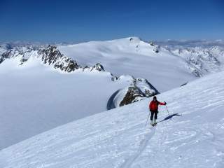 Auf Tour zur Weißseespitze.