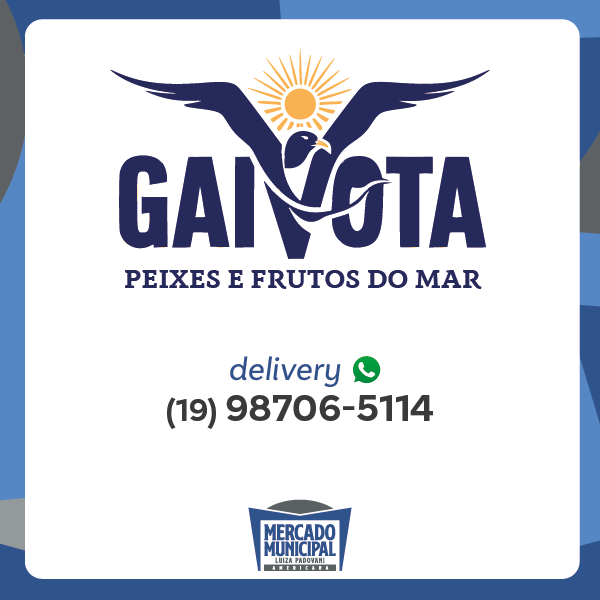 Gaivota Peixes e Frutos do Mar