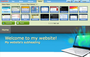 site builder Screen Shot