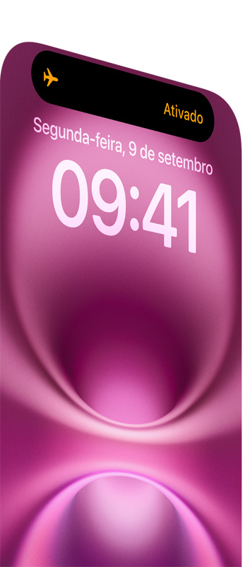 Botão de Ação na lateral esquerda de um iPhone 16 em rosa