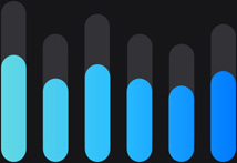 Graphique montrant la réduction du niveau global des sons forts grâce à la Protection de l’audition des AirPods Pro 2