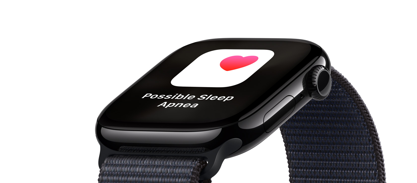 Notificare privind o posibilă apnee de somn pe un Apple Watch Series 10.