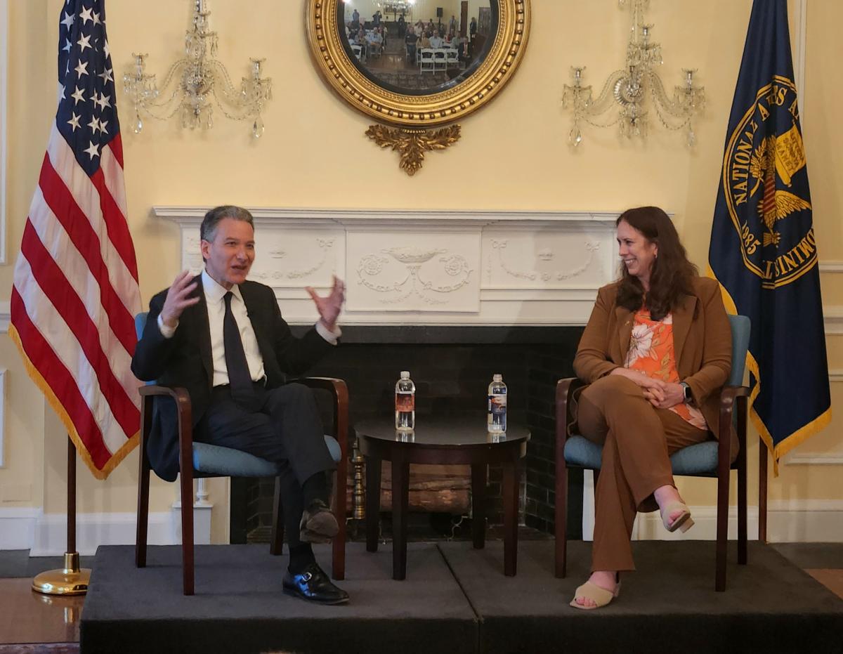 Jeffrey Rosen and Colleen Shogan