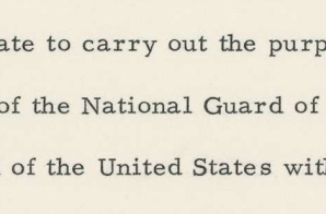 Executive Order 10730: Desegregation of Central High School