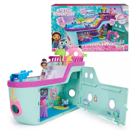 Gabby's Dollhouse 'Gabby' Cat Friend Ship Playset