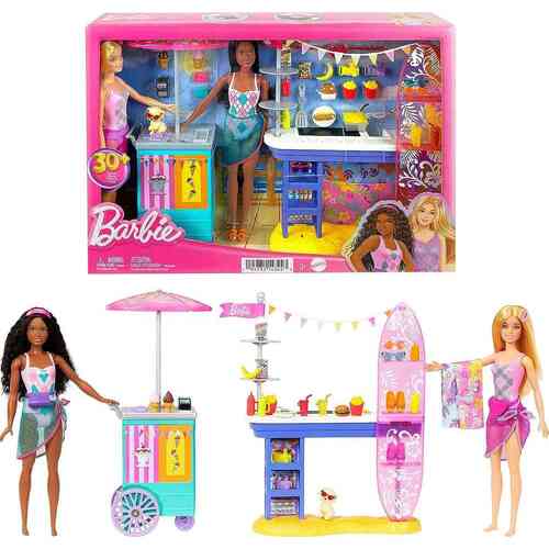 Barbie Beach Boardwalk Playset