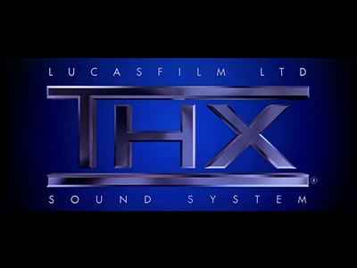 The logo as it appears on Lucasfilm THX Trailers: The Audience is Listening on DVD and the THX website from 2003-2009