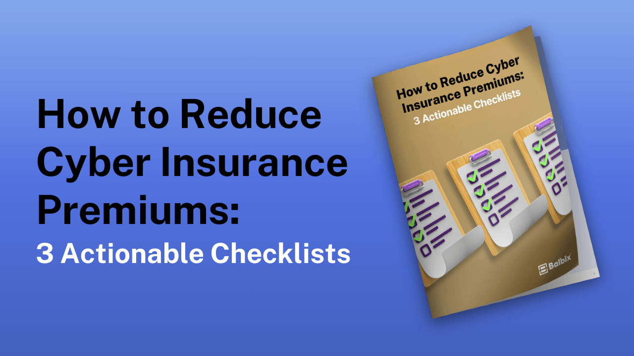 ebook promotional image for a pdf on reducing cyber insurance premiums