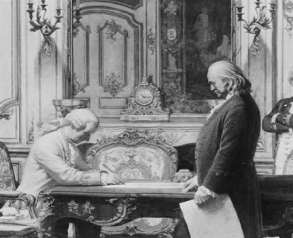 Signing of the Treaty of Alliance with France