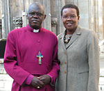 Dr John Sentamu and his wife Margaret