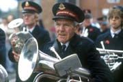 Salvation Army brass band in the old-style military uniforms