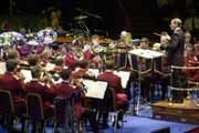 Salvation Army musicians and conductor