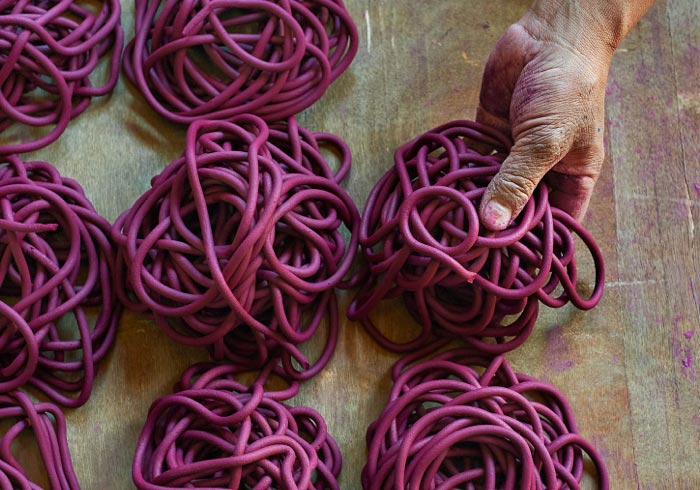 In Bhutan, fermented dough soon becomes spools of soft incense