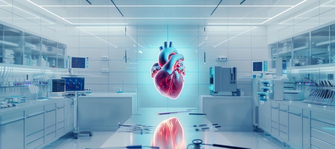 Medical healthcare digital hologram anatomy of human heart and organs concept, with graphical icon display ai holographic display assistant technology. 3d modeling with lab banner background