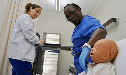 BCCC nursing students in class