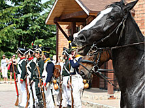 Recreation of the atmosphere of the War of 1812 in the museum of ancient folk crafts and technologies Dudutki