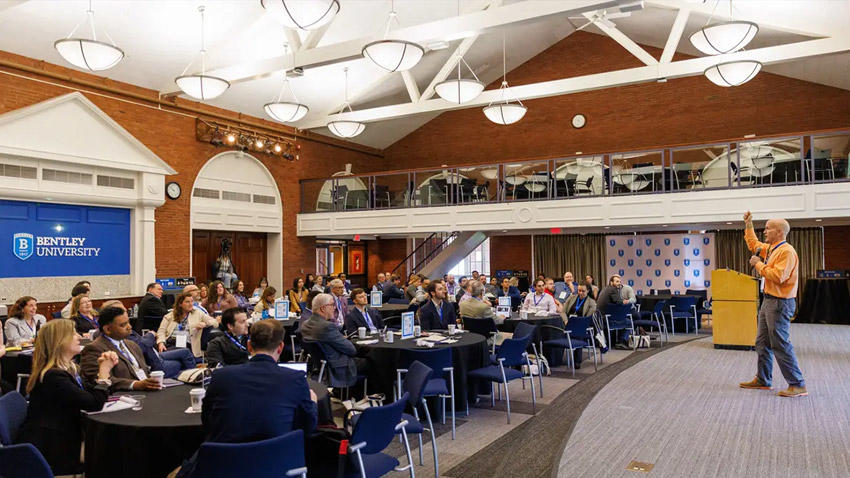 a view of Alumni Conference participants 