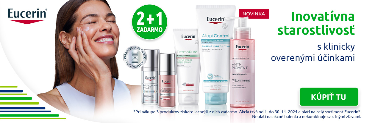 EUCERIN 2+1 zadarmo