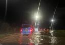 Flooding on Bakers Arms Roundabout