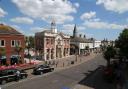 Picture by Richard Crease  - 29/07/14  - RC290714Then&NowBookXch65 -  For Then and Now book -  Christchurch area . The High Street , Old Town Hall and  Mayor's  parlour..