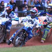 Poole beat Scunthorpe to put themselves in a strong position to defend their BSN Series title.