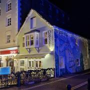 The Oriel Restaurant closed as roof gets replaced.