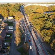 Ringwood Road between Alderney and Mountbatten roundabouts