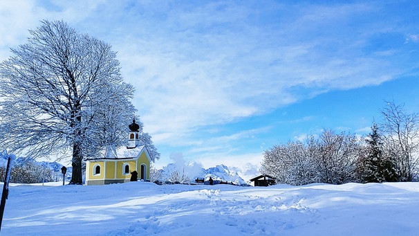 Winterzauber bei Wallgau. | Bild:  BR, Bewegte Zeiten Filmproduktion GmbH